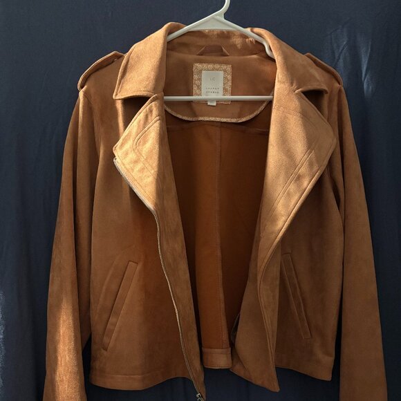 Lauren Conrad Velvet Moto Jacket🧥🧥 - Picture 2 of 3